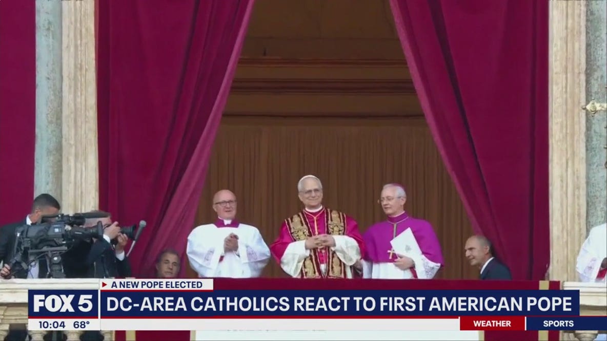 DC area worshippers react to election of new pope, Leo XIV
